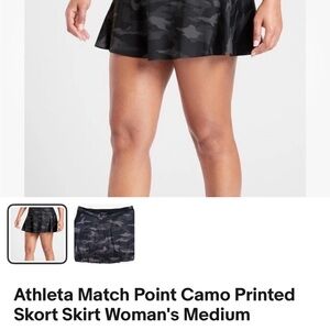 Athleta Match Point Camo Skort - Medium